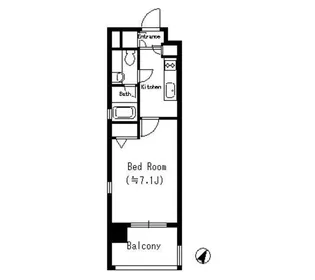MFPRコート蒲田【2階】の間取り