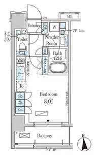 パークアクシス大森【3階】の間取り
