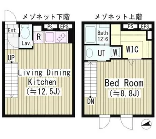 レピア大岡山【3階】の間取り