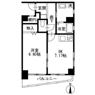 グランドマークコート【2階】の間取り