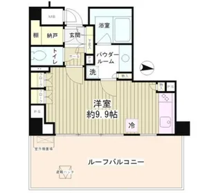 パークアクシス白金台南【503号室】の間取り
