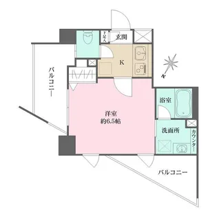 アジールコート品川【5階】の間取り