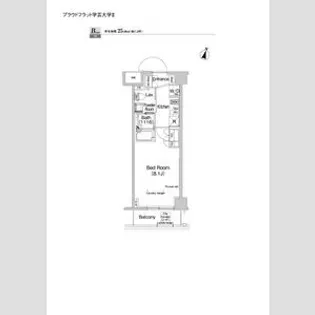 プラウドフラット学芸大学Ⅱ【1階】の間取り