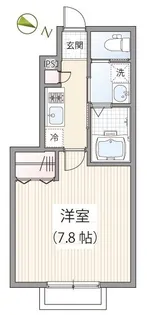 ミハス池上【1階】の間取り
