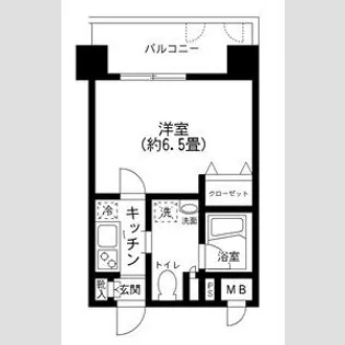 プライムアーバン田町【4階】の間取り