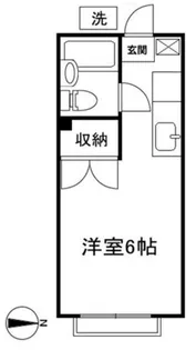 コーポYS【1階】の間取り