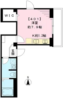 リンコート三軒茶屋【401号室号室】の間取り