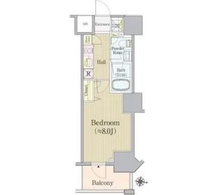 東京都港区白金台5丁目【マンション】の間取り