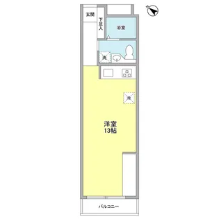キルト祐天寺【3階】の間取り