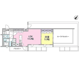 スタイリオ中延ⅡWEST【5階】の間取り