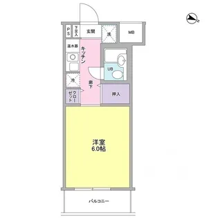 ポート旗の台【1階】の間取り