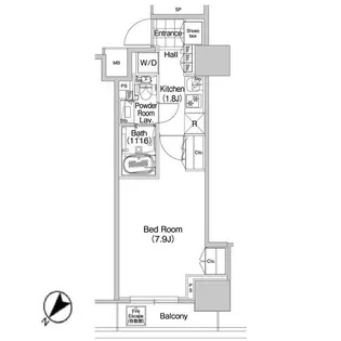 コンフォリア蒲田【12階】の間取り