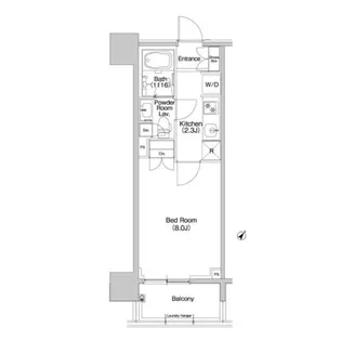 コンフォリア品川EAST【5階】の間取り