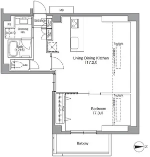 アローズ南麻布【11階】の間取り