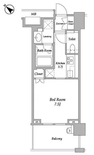 クロスエアタワー【11階】の間取り