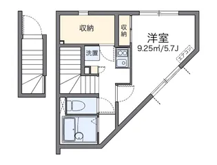 レオネクストベネフィット双葉【2階】の間取り