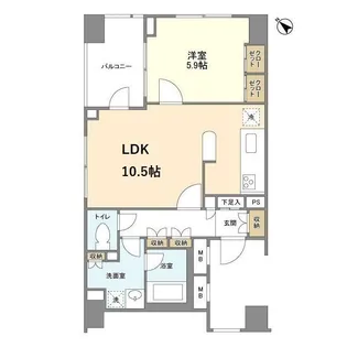 アルス中目黒ヴィルトレーテ【3階】の間取り
