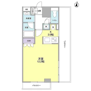 プレディアスタイル池上南WEST【8階】の間取り