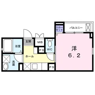 メゾンせせらぎ【2階】の間取り