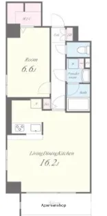東京都中央区勝どき3丁目【マンション】の間取り