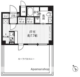 HF武蔵小山レジデンス【8階】の間取り