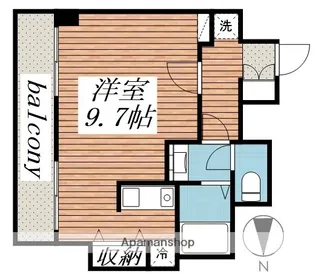 モカネスト久が原【4階】の間取り
