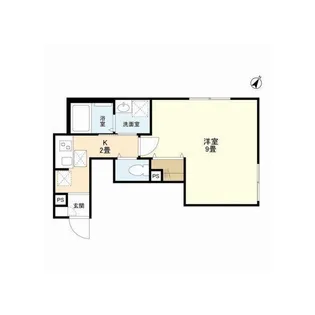ウェルスクエア目黒中町【1階】の間取り