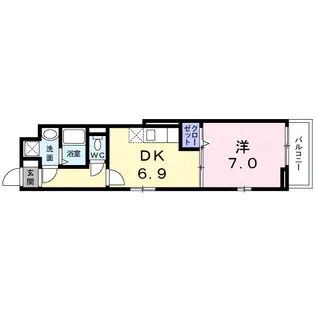 カーサ・ド・ディデスカ【3階】の間取り