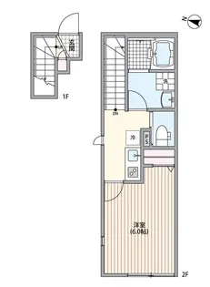 ミハス洗足【2階】の間取り