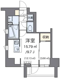 LOVIE麻布十番【6階】の間取り