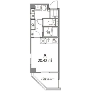 クーカイテラス中目黒【3階】の間取り