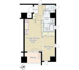 松葉【6階】の間取り