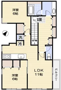 レジデンス上池台【3階】の間取り