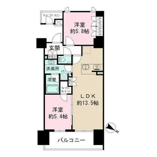 ザ・パークハビオ目黒【3階】の間取り