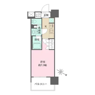 ザ・パークハビオ目黒【10階】の間取り