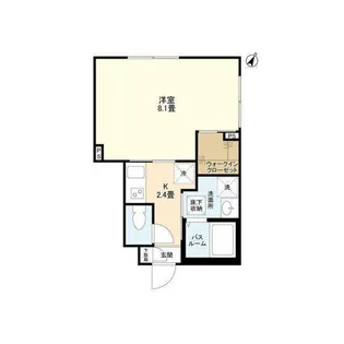 ウェルスクエア田園調布【1階】の間取り