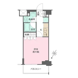 ザ・パークハビオ三軒茶屋テラス【3階】の間取り