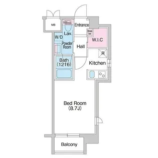 コンフォリア大森町【2階】の間取り