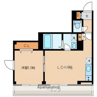 イーストコート東糀谷【101号室号室】の間取り