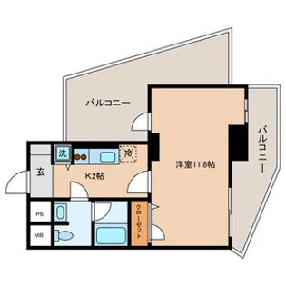 PARK STAGE・K【5階】の間取り