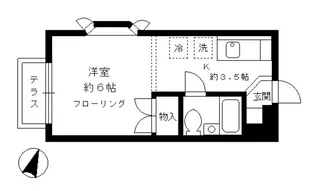 ライトハイツ【1階】の間取り