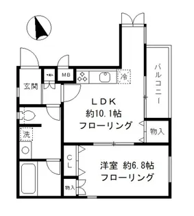 ヴィラあざみ【2階】の間取り