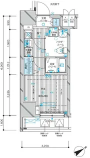 東京都大田区蒲田3丁目【マンション】の間取り