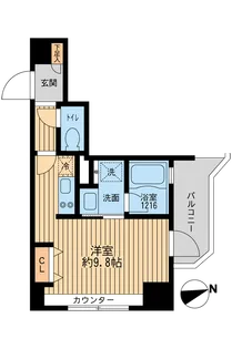 クリオ戸越銀座弐番館【0302号室】の間取り