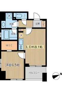 CITY SPIRE 芝公園【0901号室】の間取り