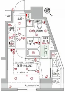 ハーモニーレジデンス大森山王【15階】の間取り