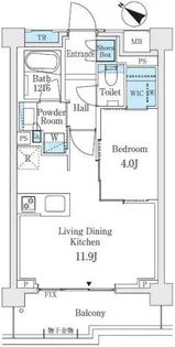 パークホームズ駒沢二丁目【1階】の間取り