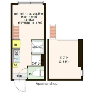 レジナ ヒルズ【1階】の間取り