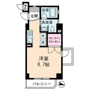 ドゥーシエル桜新町【4階】の間取り