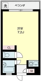 フラット秀【302号室号室】の間取り